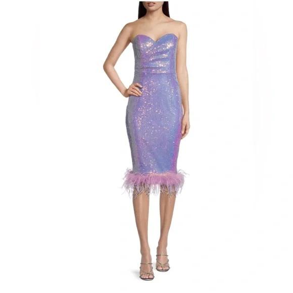 manhattan one shoulder midi dress Marcella Women's Sofia Dress